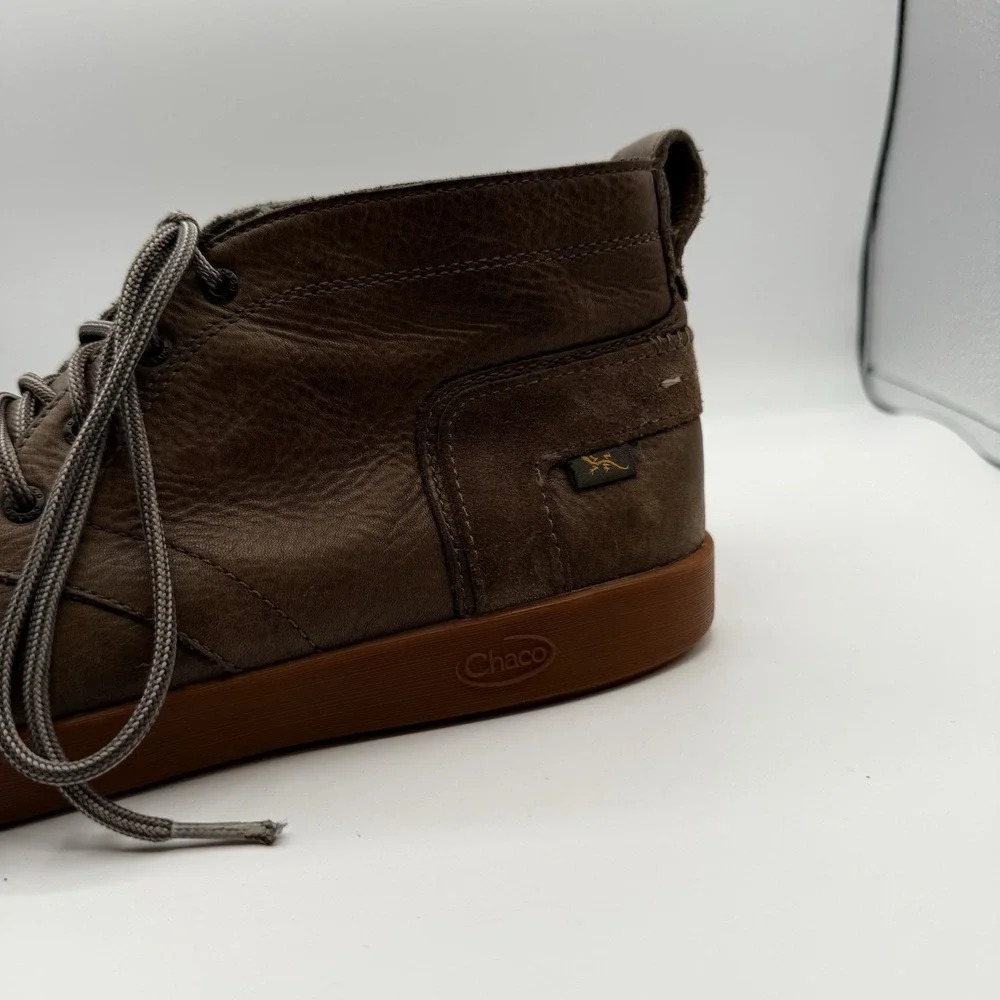 Chaco Davis Mid Top‎ Leather Casual Ankle Boot Size US 11 Grey JCH106687